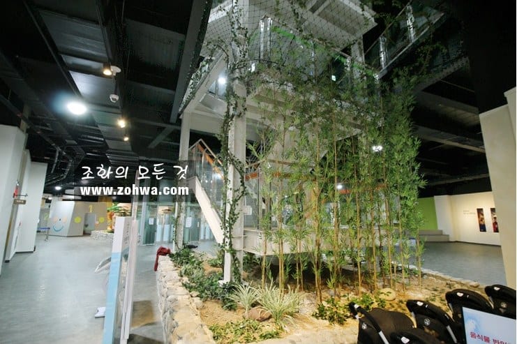 익산 전북 과학교육원 — 로비 아트리움 촬영 배경