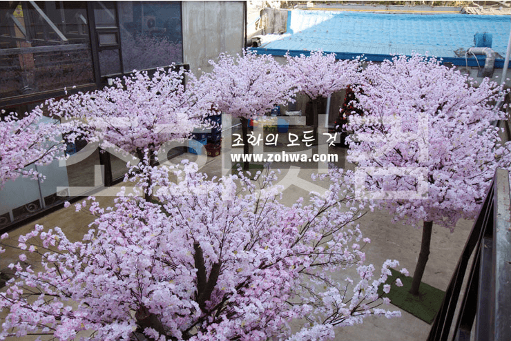 대구 제일창고 — 옥상을 채운 인조 벚꽃숲