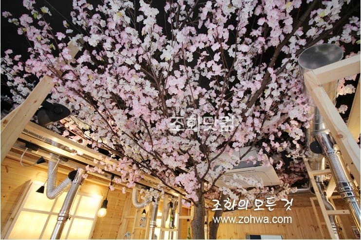 용인 육선생 — 흰 꽃과 분홍 꽃 디테일